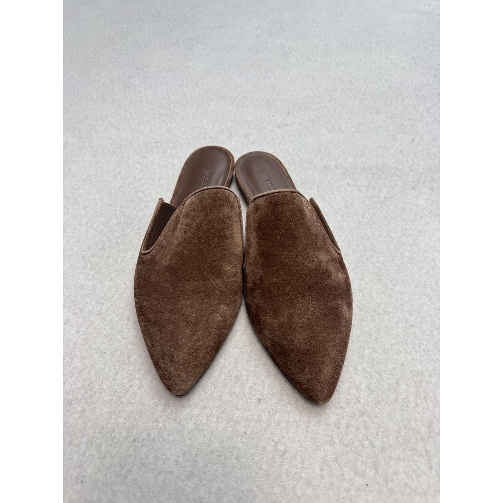 Jenni Kayne Brown Slide‎ Shoes Women's Size 5.5 Pointed Toe Made In Italy